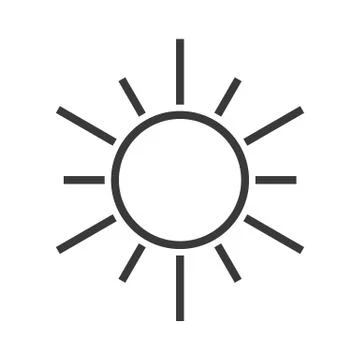 Summer sun vector illustration. Stock Illustration