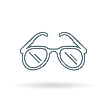 Summer sunglasses icon Stock Illustration