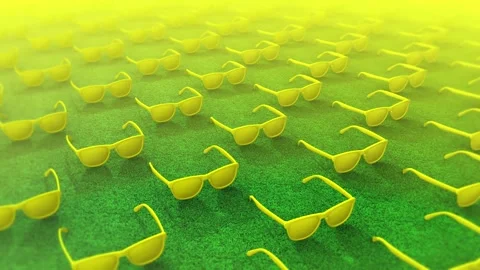 Summer Sunglasses Looping Background Stock Footage 273588226
