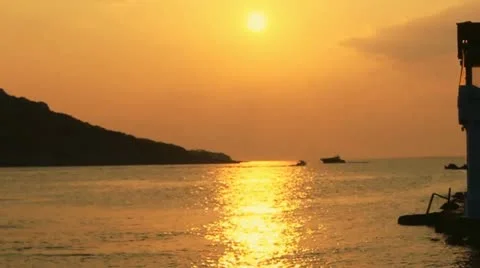 Summer sunset 動画素材 12693108