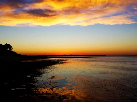 Summer Sunset Fotos Stock