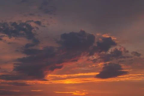 Summer sunset Stock Photos