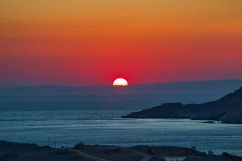Summer Sunset. Stock Photos