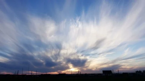 Summer sunset. Time lapse 스톡 동영상 79505090