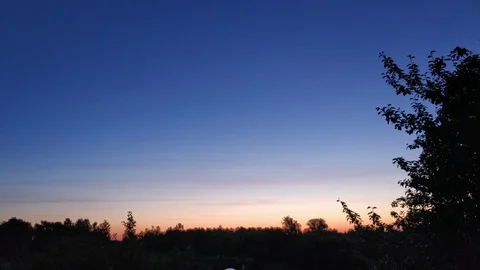 Summer sunset time lapse Stock Footage 90471857