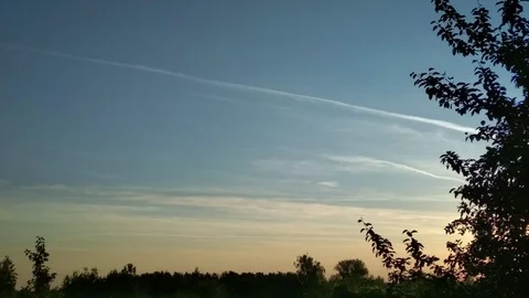 Summer sunset time lapse, loop Stock Footage 90438216