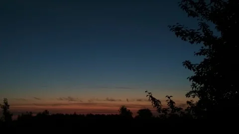 Summer sunset time lapse, loop Stock Footage 90438254