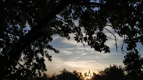 Summer sunset time lapse, loop Video stock 90483437