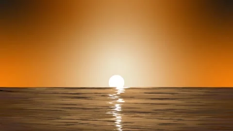 Summer sunset with warm colors Stock Footage 277805148