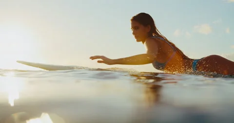 Summer Surf Session Stock Footage 204125212