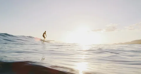 Summer surfing style Stock Footage 109530804