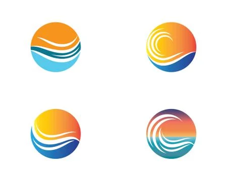 Summer symbol vector icon Stock Illustration