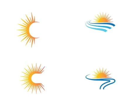 Summer symbol vector icon Stock Illustration