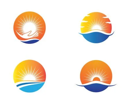 Summer symbol vector icon illustration Stock Illustration