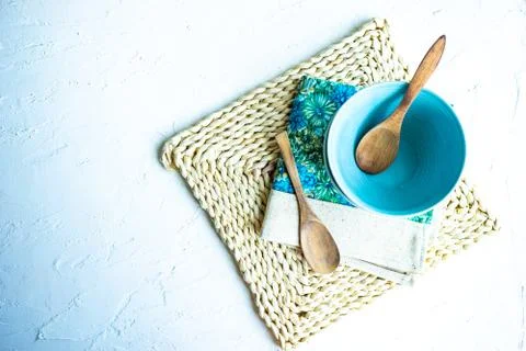 Summer table setting Stock Photos