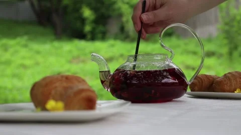 Summer tea Stock Footage 314508183