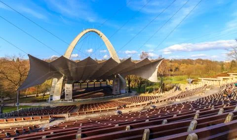 Summer theater front Stock Photos