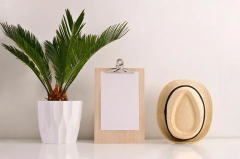 Summer theme blogger's template Stock Photos