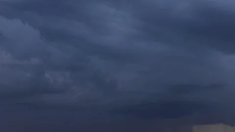 Summer thunderstorm, Lightning storm, flashes of light in thunder in the sky Stock Footage 155391107