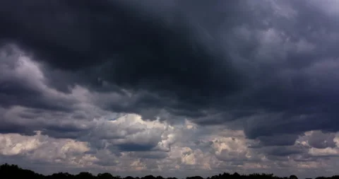Summer Thunderstorm Time Lapse (2160p 23.976) Stock Footage 169960450