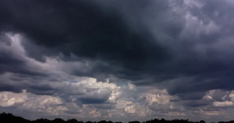 Summer Thunderstorm Time Lapse (2160p 25fps) Stock Footage 169960458