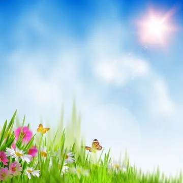 Summer time. abstract environmental backgrounds Foto stock