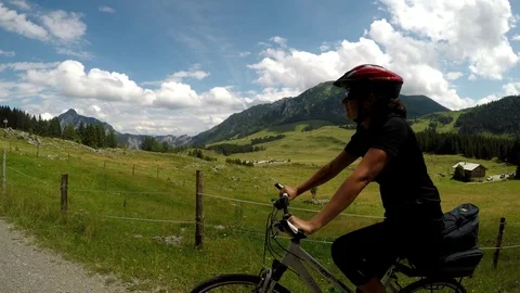 Summer time in the Austrian alps. Stock Footage 107288472