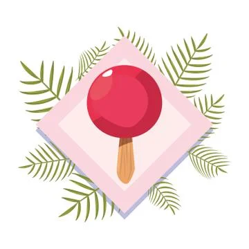 Summer time banner vector illustratio Illustrazione stock