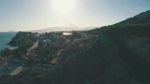 Summer time, Beach View. Bolnuevo Mazarron Murcia Spain Video stock 130911838