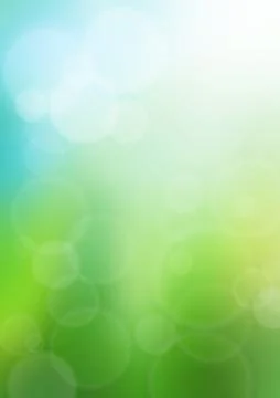 Summer time bokeh A4 background Illustrazione stock