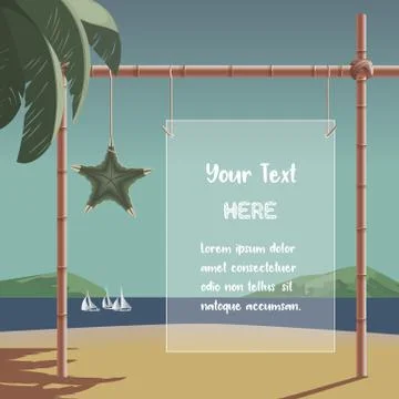 Summer time concept Stock Illustration