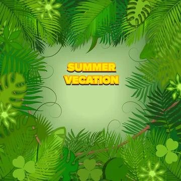 Summer Time Concept Stock Illustration