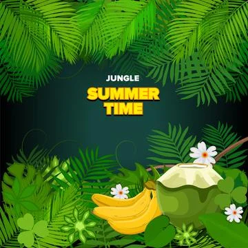 Summer Time Concept Stock Illustration