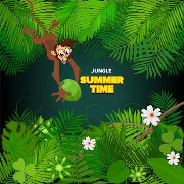 Summer Time Concept Stock Illustration