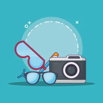 Summer time design Stock Illustration
