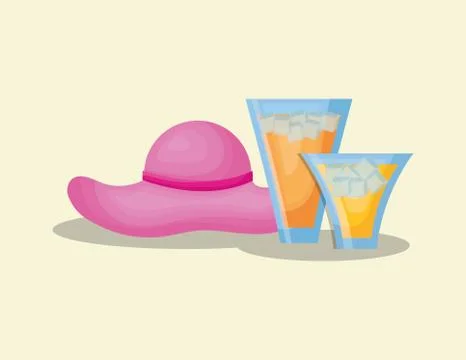 Summer time design Stock Illustration