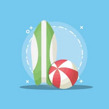 Summer time design Stock Illustration