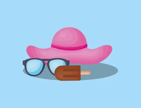 Summer time design Stock Illustration