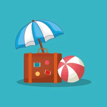 Summer time design Stock Illustration
