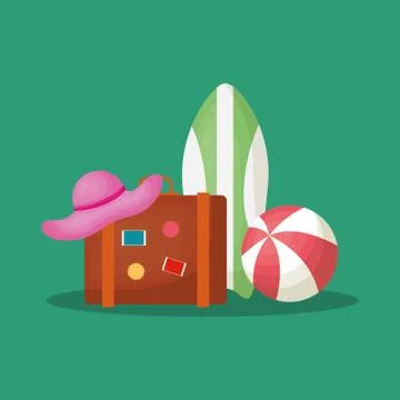 Summer time design Stock Illustration