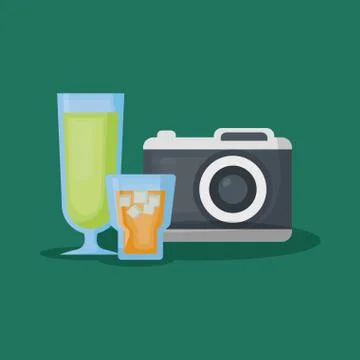 Summer time design Stock Illustration