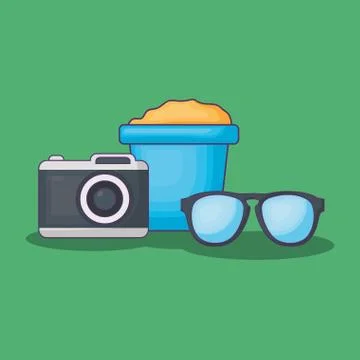 Summer time design Stock Illustration