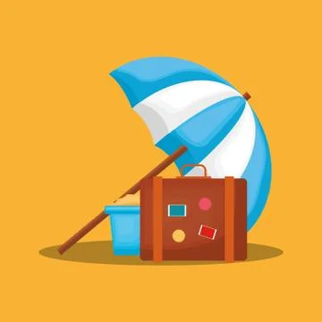 Summer time design Stock Illustration