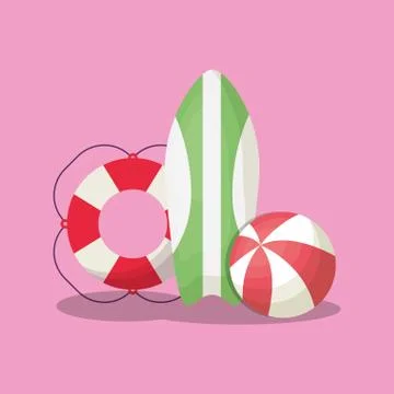 Summer time design Stock Illustration