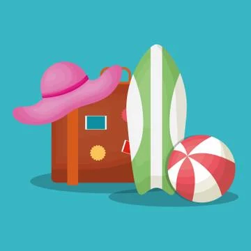 Summer time design Stock Illustration