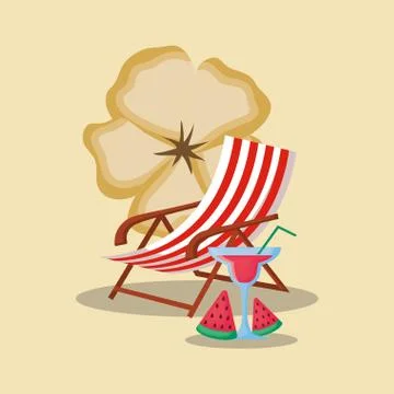 Summer time design Stock Illustration
