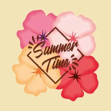 Summer time design Stock Illustration