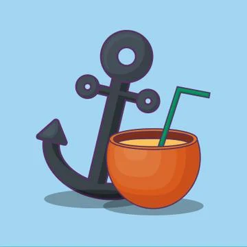 Summer time design Stock Illustration