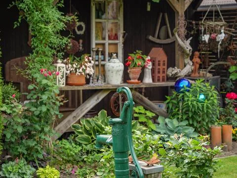 Summer time in the garden Stock Photos