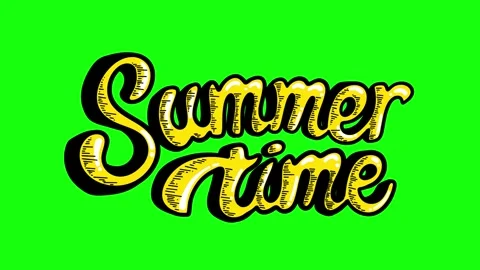 Summer Time Hand Drawn 4k Stock-Footage 248391314